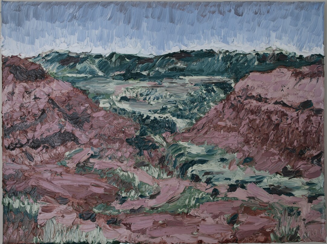 Impasto, impressionist, landscape painting
